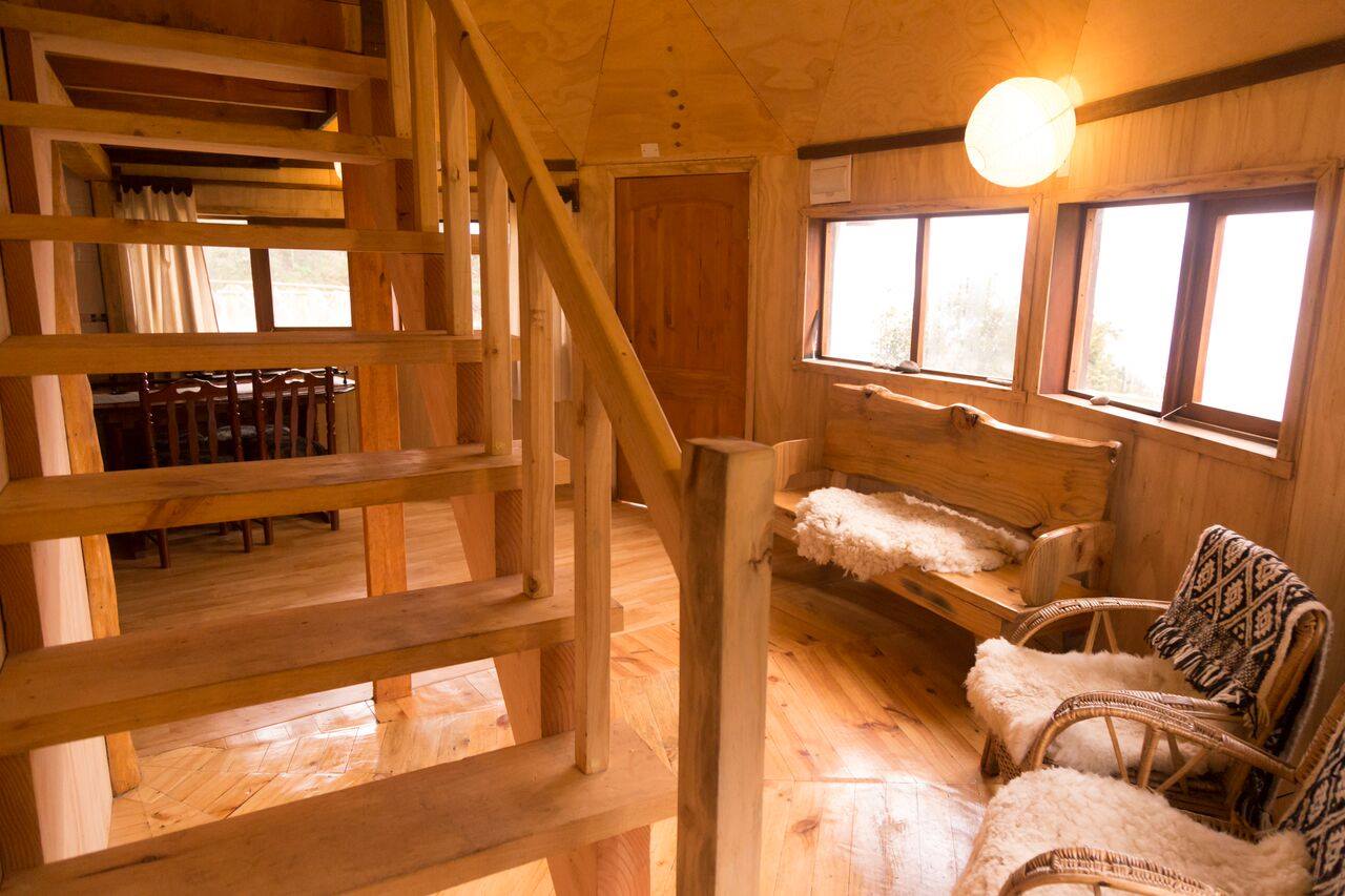 ALOJAMIENTO PARA 5 PERSONAS / DOMO KUYEN ISLA HUAPI- LOS RÍOS - Imagen 8