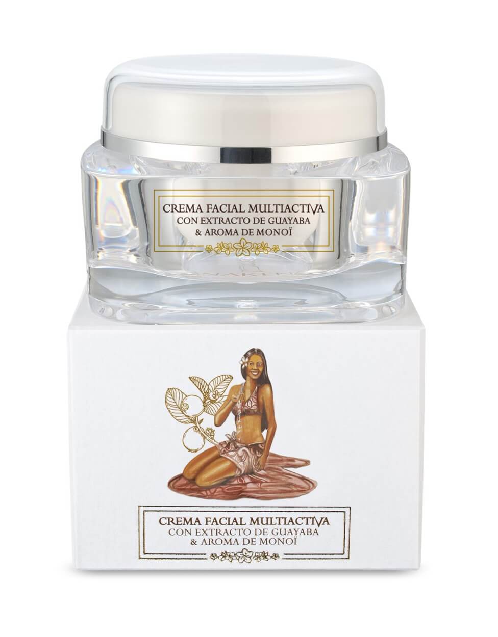 Anakena Crema Facial Con Extractos De Guayaba, aroma floral de monoi tiare, Nutritiva, humectante, anti age - Imagen 4