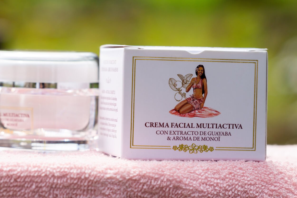 Anakena Crema Facial Con Extractos De Guayaba, aroma floral de monoi tiare, Nutritiva, humectante, anti age - Imagen 2
