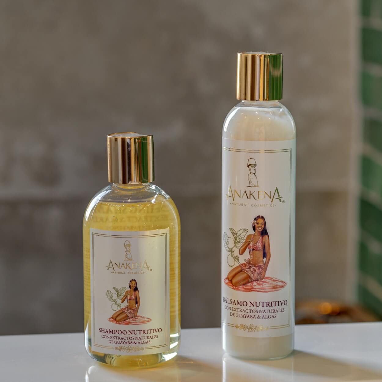 Pack Anakena Balsamo 220ml Y Shampoo 250ml Nutritivo Extractos de guayaba y algas - Imagen 3