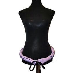 Cinturon De Entrenamiento Artesanal Tela con rongo rongo Lila