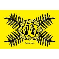 Pareo Matua Pu´a Amarillo / Negro 1,75x1,15mts