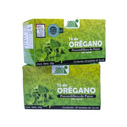 Infusión de orégano Aymara / caja con 20 bolsitas de Té